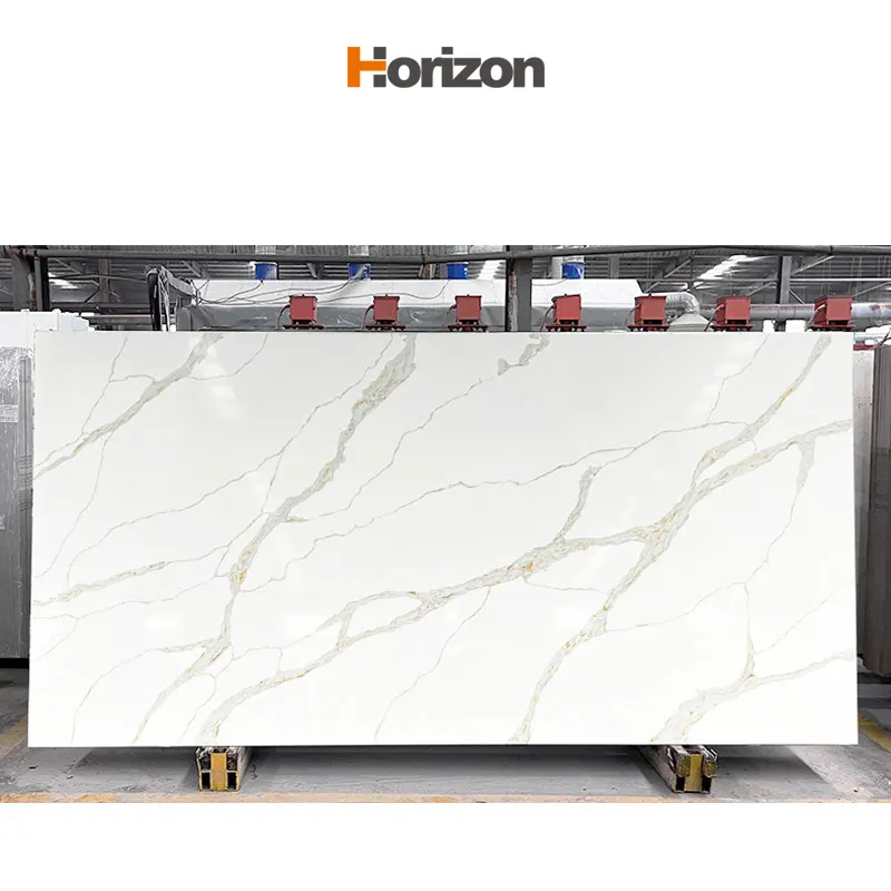 White Engineered Quartz Slab 3200x1600mm
