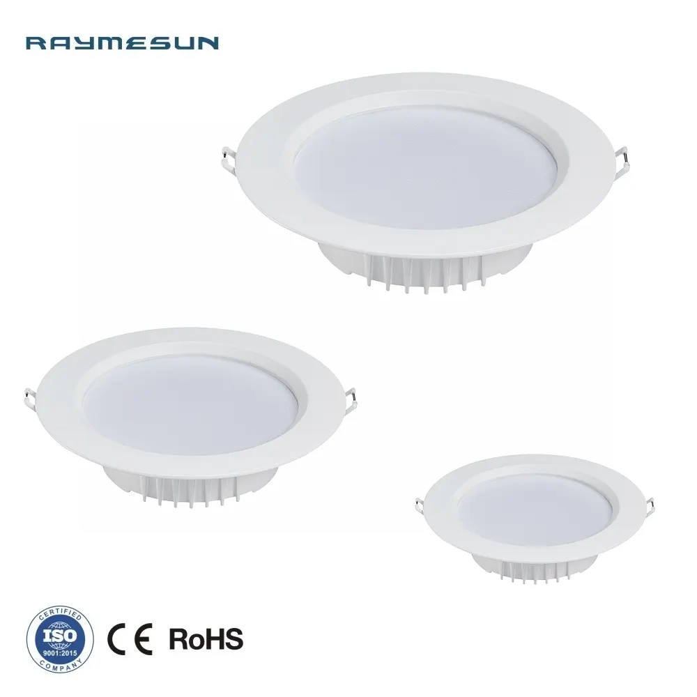 Recessed Aluminum LED Downlight 6W 220V 3CCT Selectable