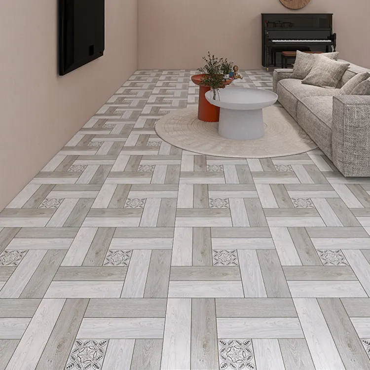 Wood-Look Porcelain Floor Tile 600x600mm