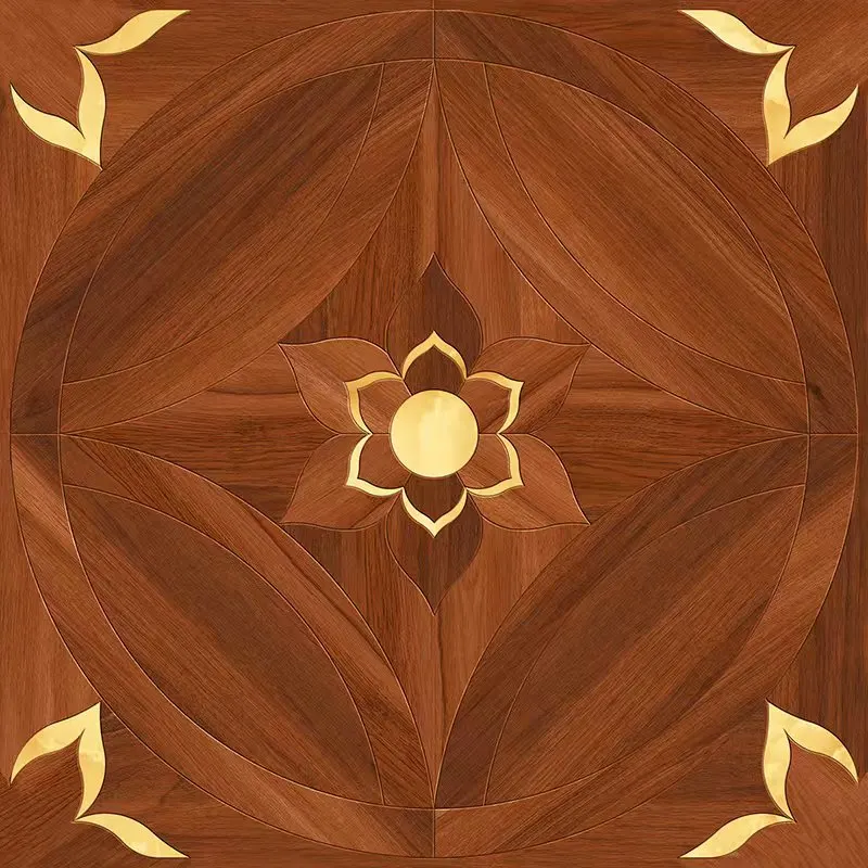 Marble-Look Glossy Ceramic Wall And Floor Tile 300x300mm