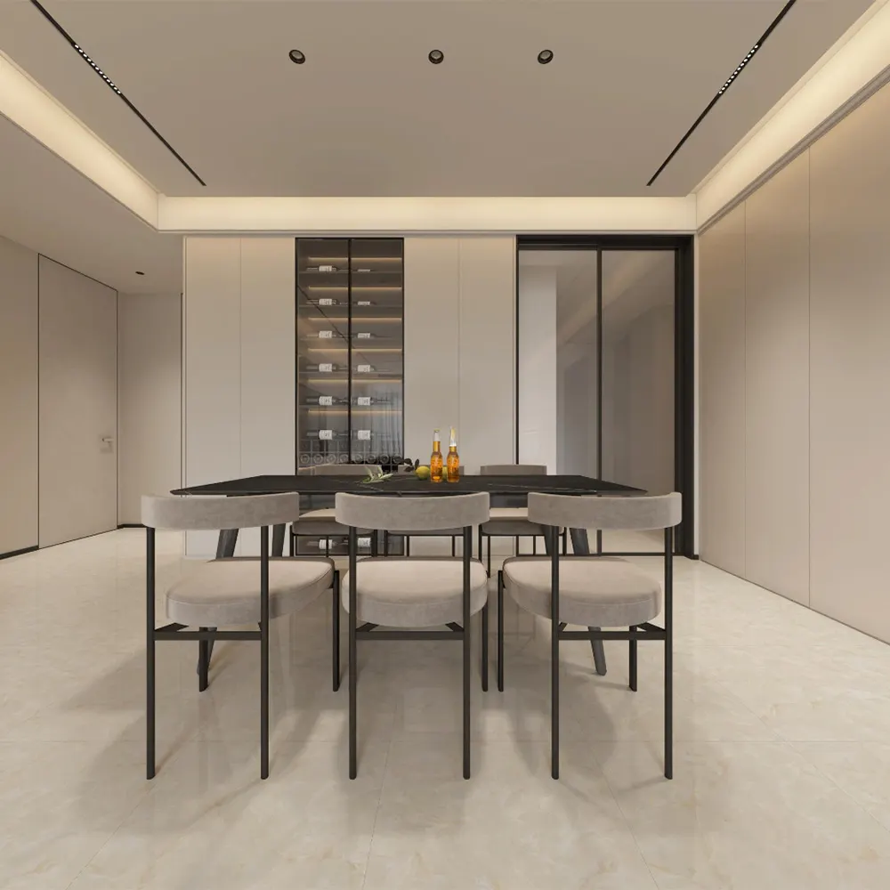 Stone-Look Glazed Porcelain Floor Tile 600x600mm