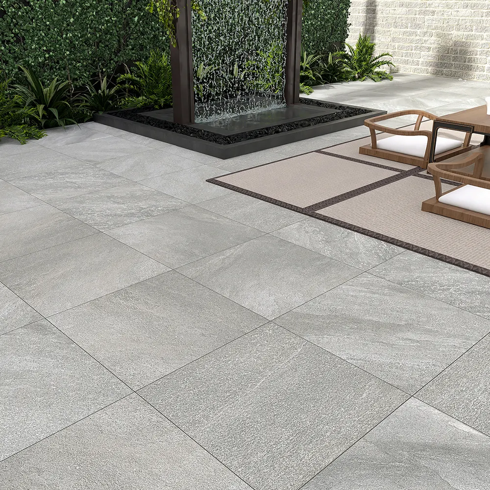 Marble-Look Porcelain Swimming Pool Tile 600x600x20mm