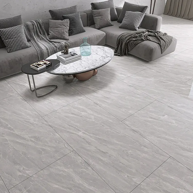 Stone-Look Polished Porcelain Floor Tile 750x1500mm