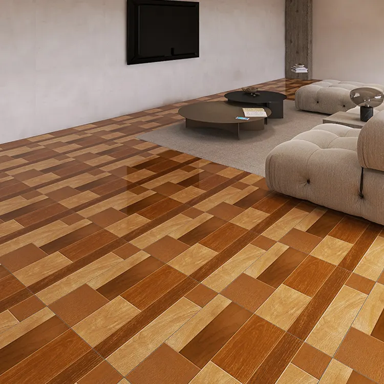 Wood-Look Porcelain Floor Tile 600x600mm/60x60cm