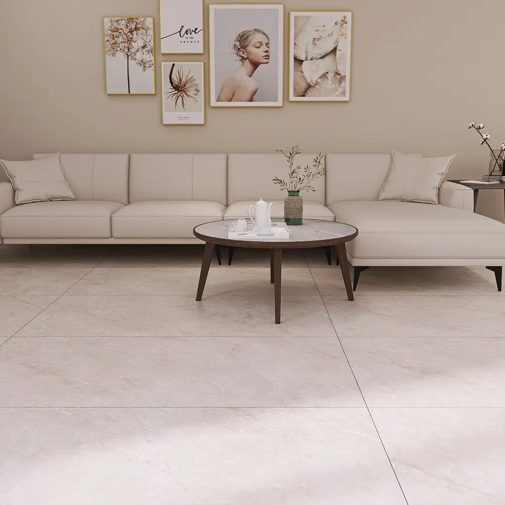 Stone-Look Glazed Porcelain Floor Tile 750x1500mm