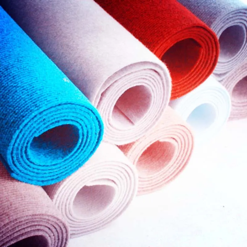 Needle-Punched Ribbed Polyester Exhibition And Event Carpet