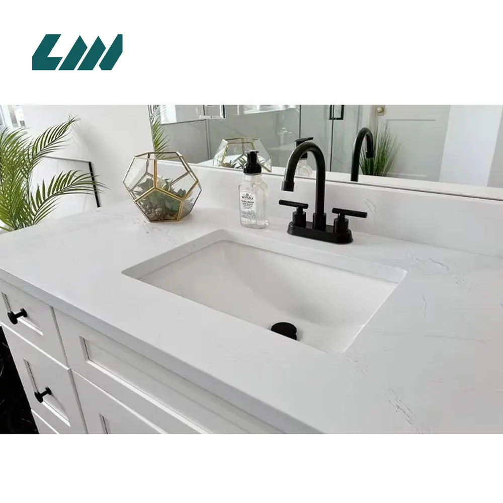 Polished Engineered Quartz Slab 3200x1600mm