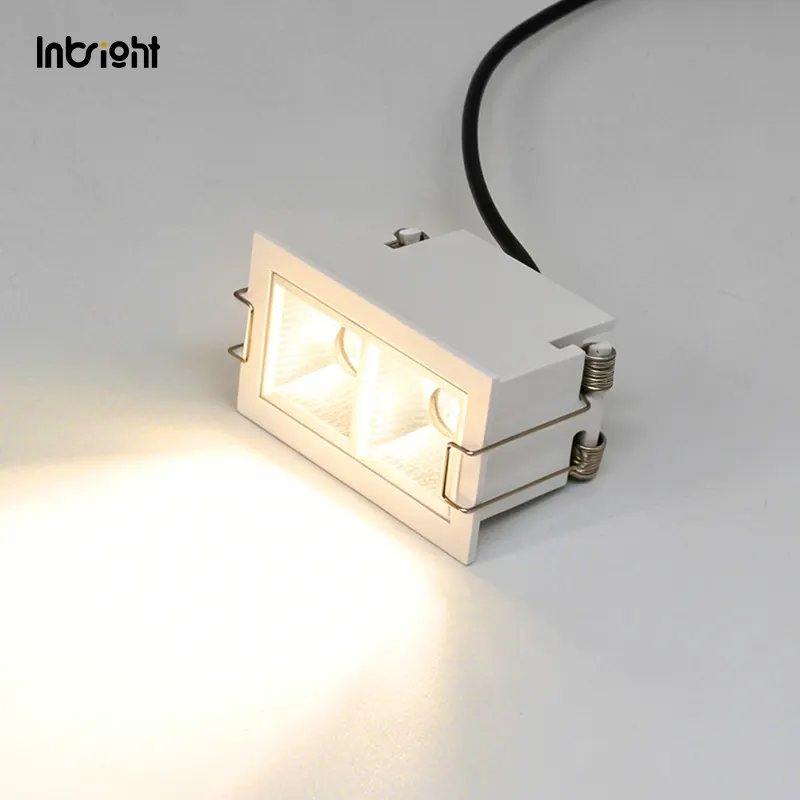 Anti-Glare Recessed Aluminum LED Grille Spotlight 6-30W IP20