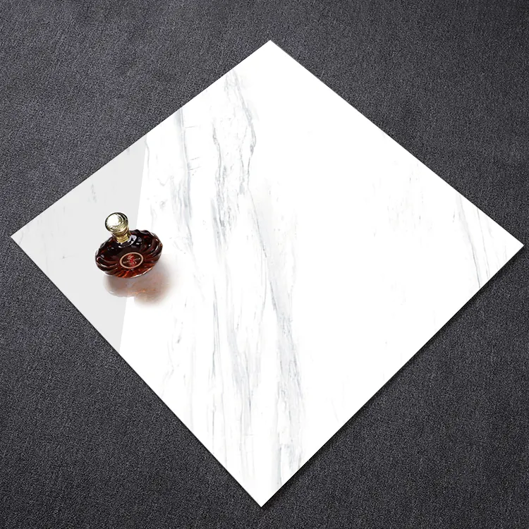 Stone-Look Polished Porcelain Floor Tile 60x60cm