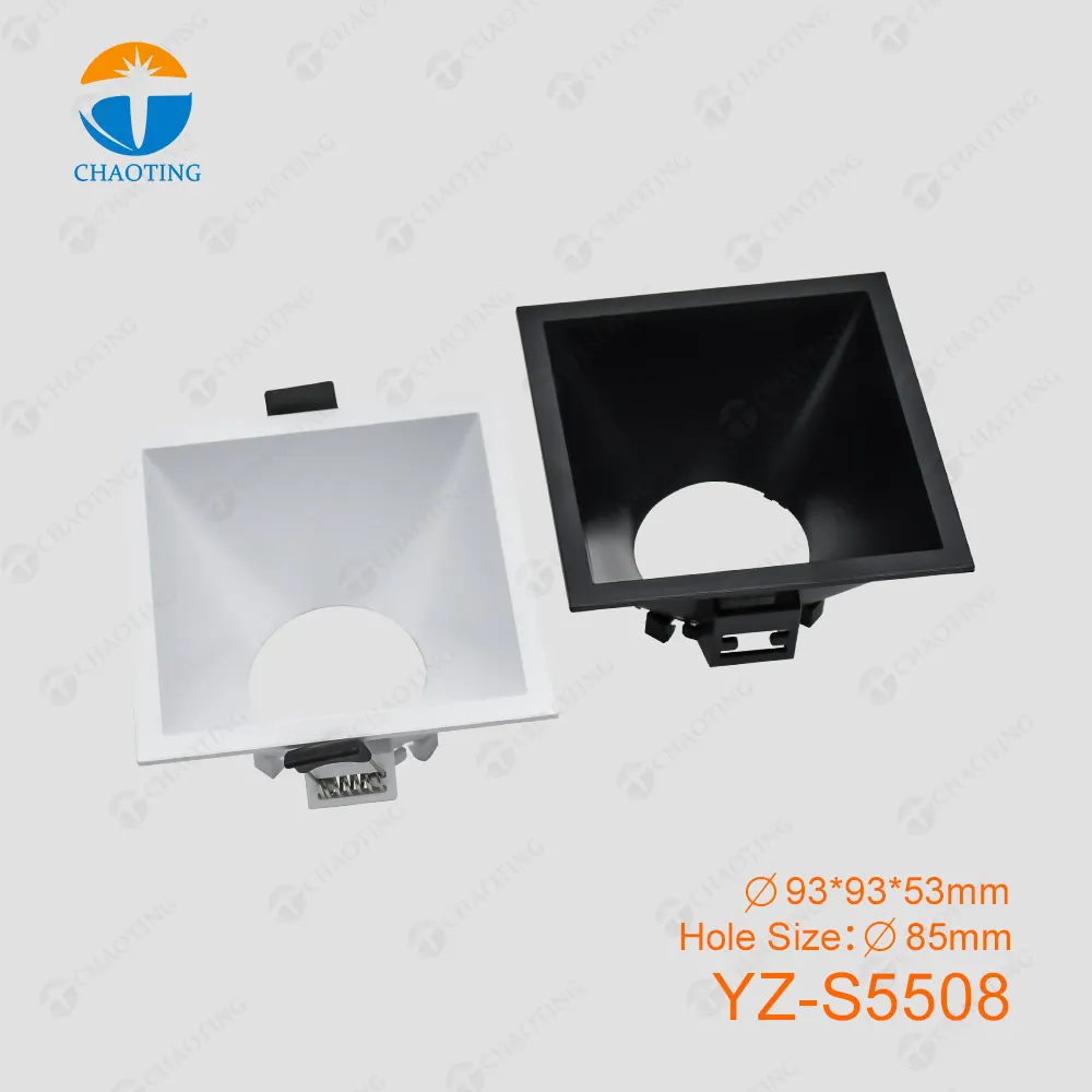 Recessed Plastic Downlight Housing GU10/MR16
