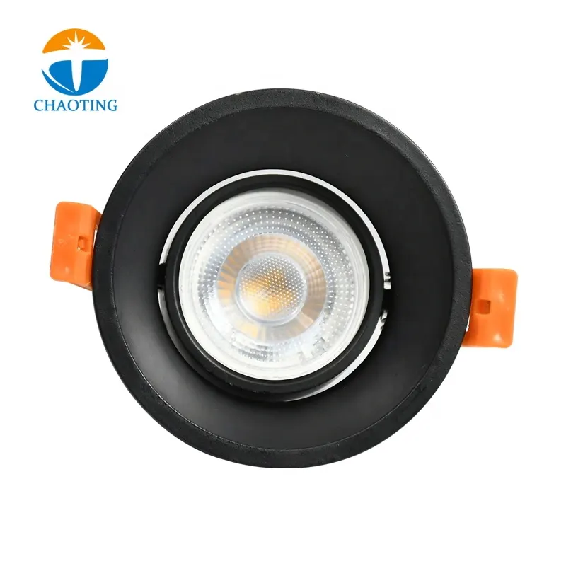 Anti-Glare Tuya WiFi Recessed LED Downlight Black 9/12W IP65 3CCT Selectable