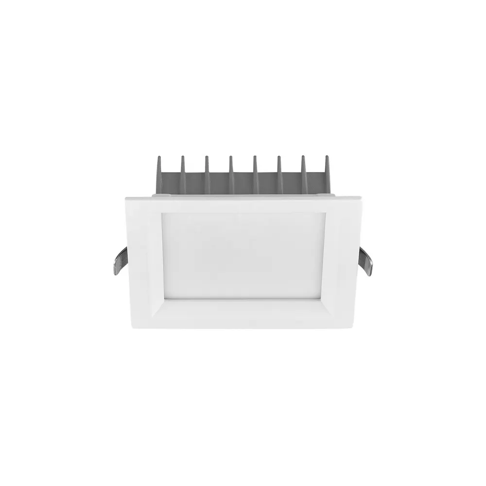 Recessed Square Aluminum LED Downlight Black 6-30W