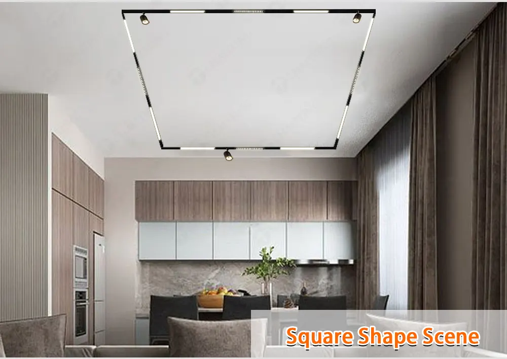 Adjustable Smart Dimmable Magnetic LED Track Spotlight 48V