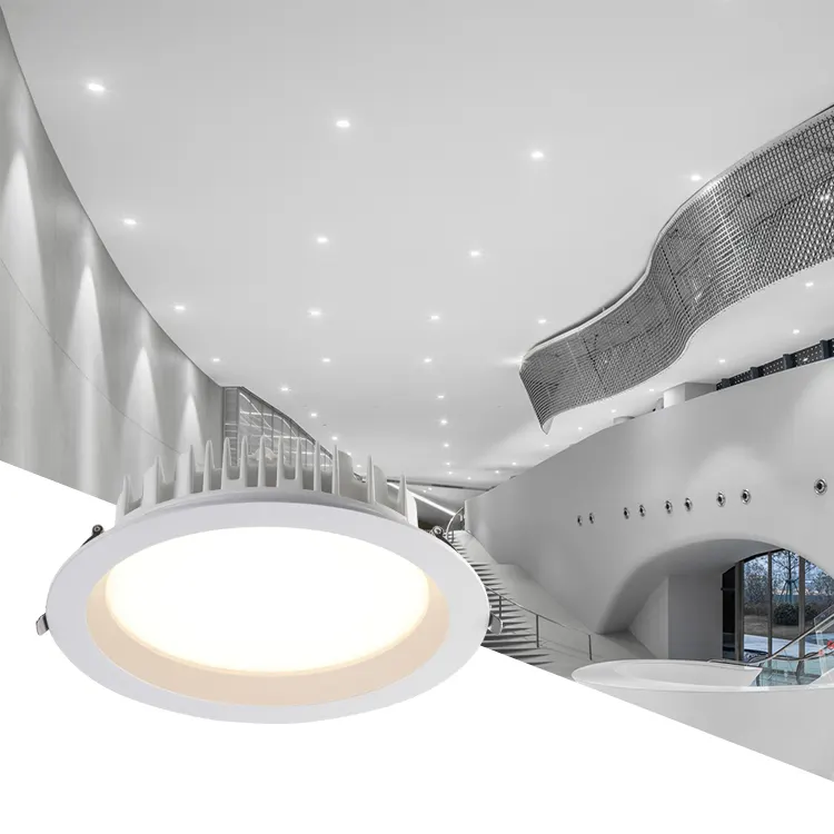 Dimmable Recessed Aluminum LED Downlight 15-40W IP20