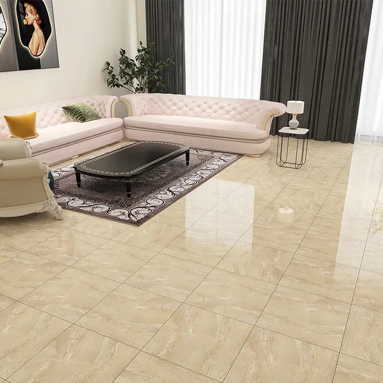 Marble-Look Porcelain Wall And Floor Tile 600x600mm