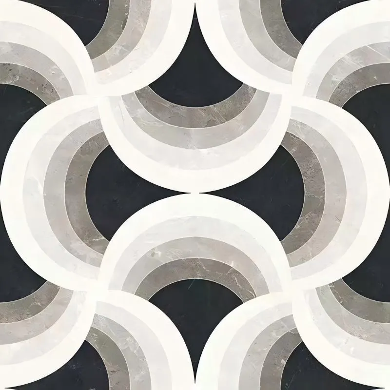 Non-Slip Marble-Look Ceramic Floor Tile 300x300mm