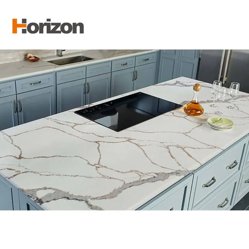 White Engineered Quartz Slab 3200x1600mm