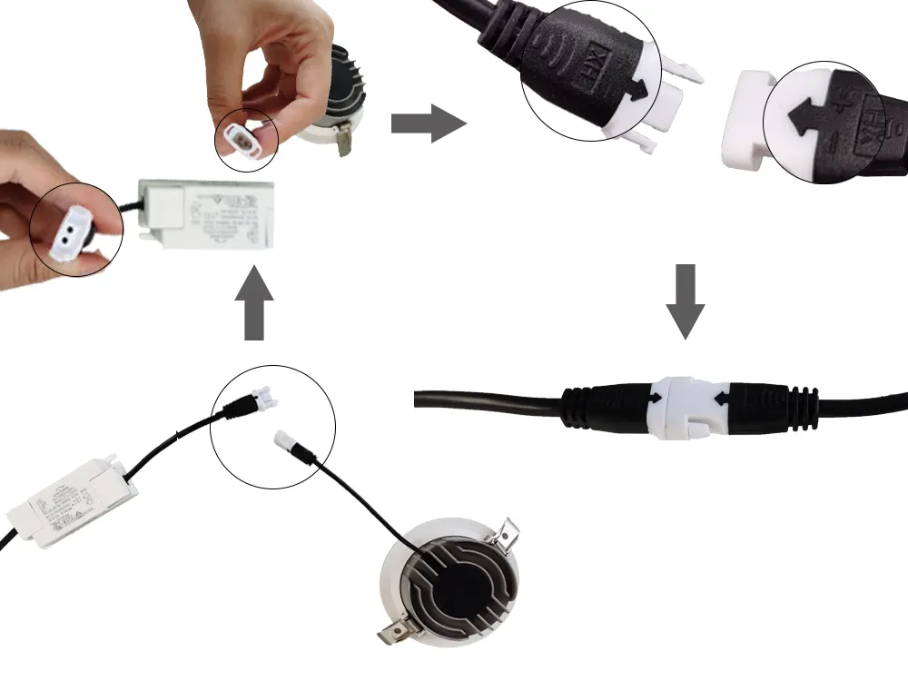 Zigbee Dimmable Recessed LED Downlight 8-40W