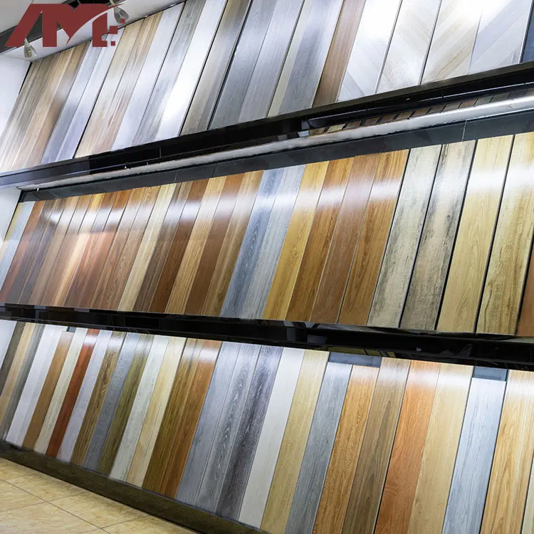 Wood-Look Polished Porcelain Floor Tile 600x150mm
