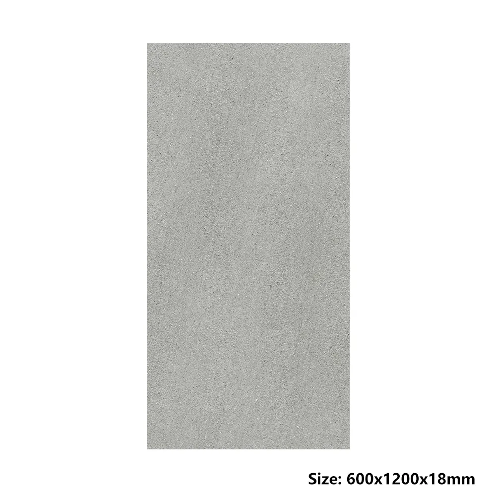 Non-Slip Stone-Look Porcelain Outdoor Tile 600x1200x18mm
