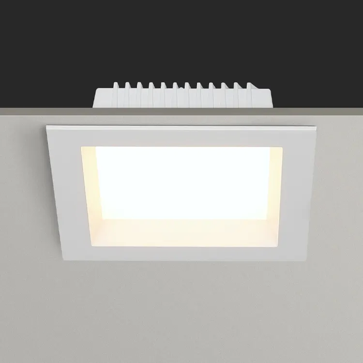 Dimmable Recessed Square LED Downlight 12-25W