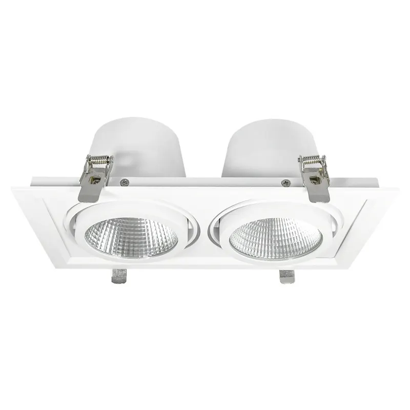 Anti-Glare Adjustable Recessed COB LED Downlight 3CCT Selectable