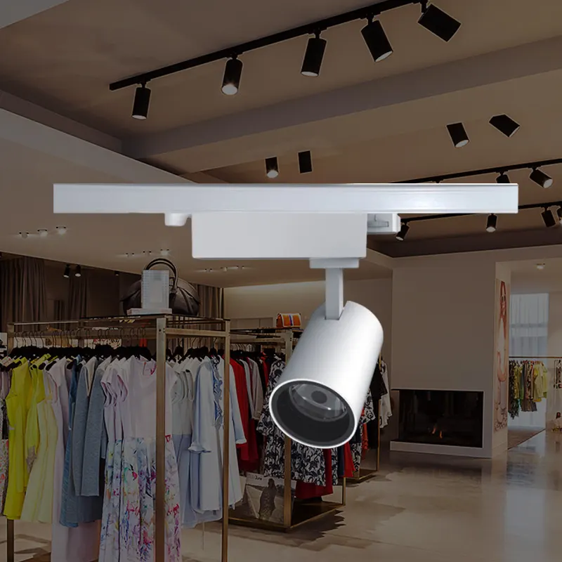 Anti-Glare Aluminum COB LED Track Spotlight