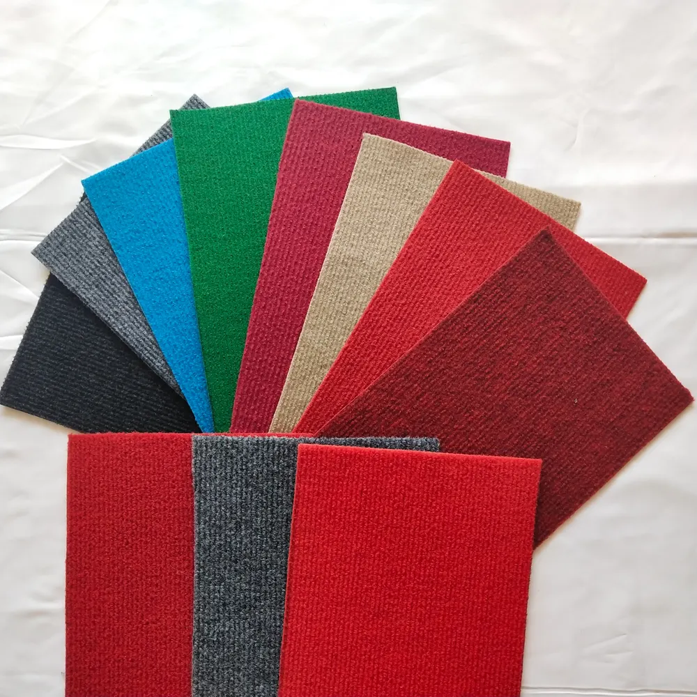 Ribbed Polyester Exhibition And Event Carpet
