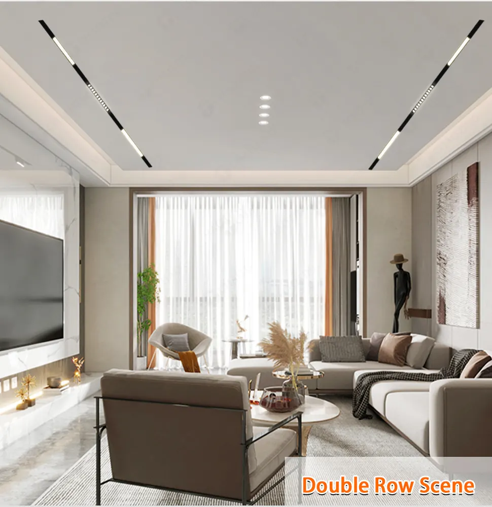Adjustable Smart Dimmable Magnetic LED Track Spotlight 48V