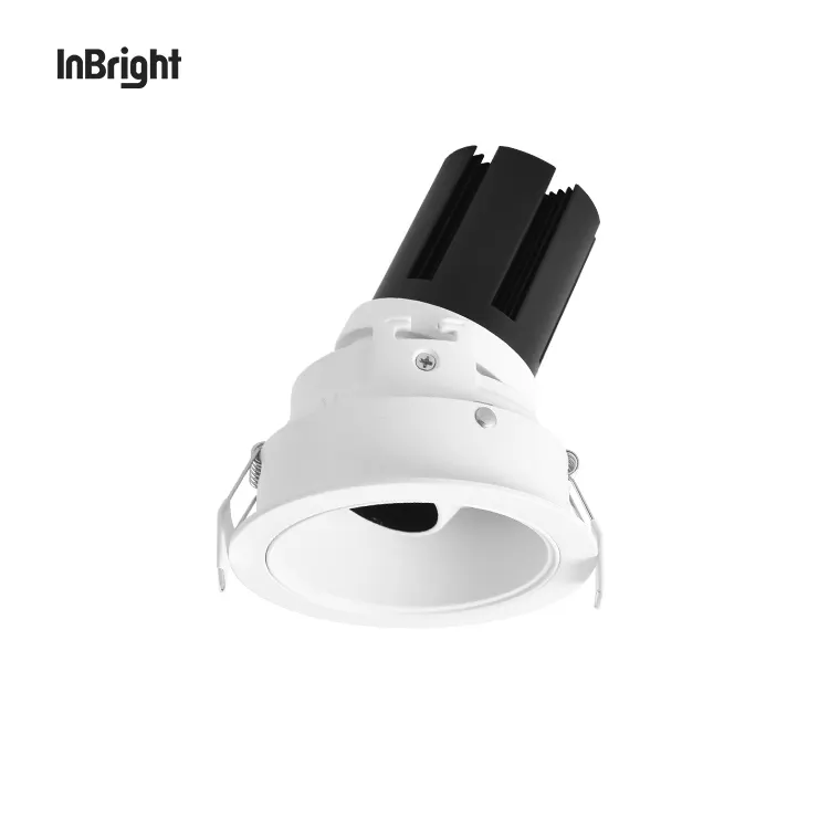 Anti-Glare Adjustable Trimless Dimmable LED Downlight 8-20W