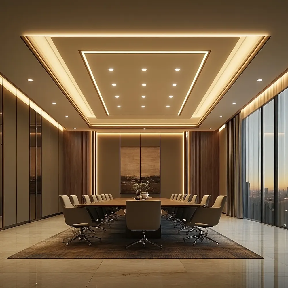 Adjustable Trimless Recessed Round LED Downlight 9-40W product sample