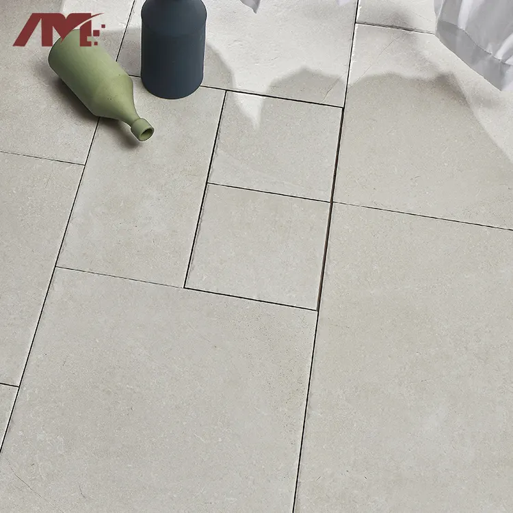 Non-Slip Gray Glazed Porcelain Wall And Floor Tile 400x601.5mm
