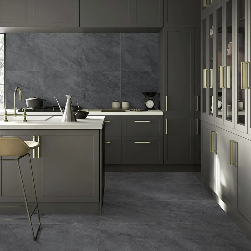 Stone-Look Matte Ceramic Exterior Wall Tile 600x600mm