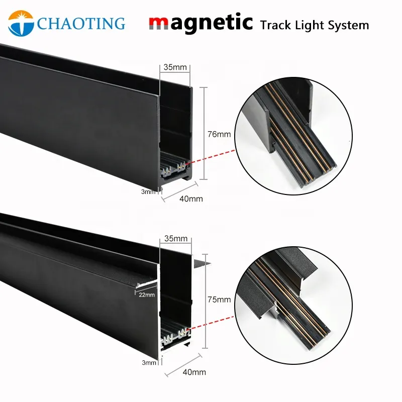 4-Wire Adjustable Aluminum LED Track Spotlight
