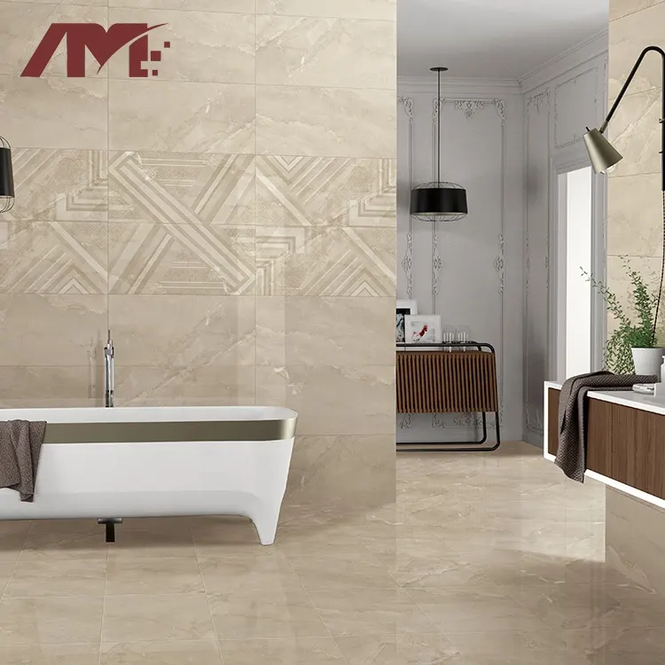 Non-Slip Ceramic Wall And Floor Tile 400x800mm