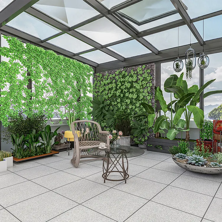 Stone-Look Gray Matte Porcelain Outdoor Tile 600x600mm