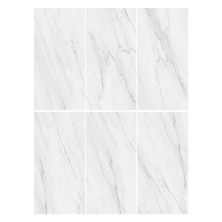Marble-Look Polished Porcelain Wall And Floor Tile 600x1200x10mm