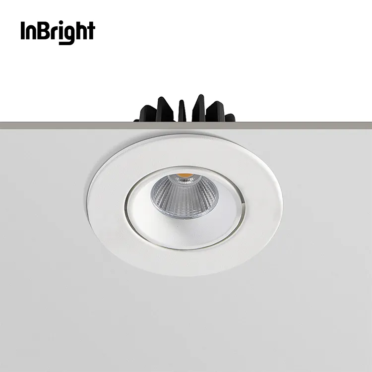 Anti-Glare Adjustable Dimmable Recessed LED Downlight 8W