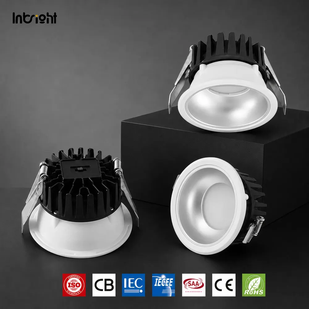 Anti-Glare Dimmable Recessed LED Downlight 15-42W