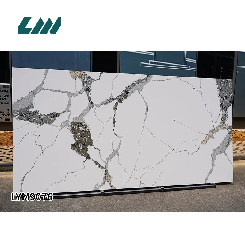 Jade-Look Polished Engineered Quartz Slab 3200x1600mm