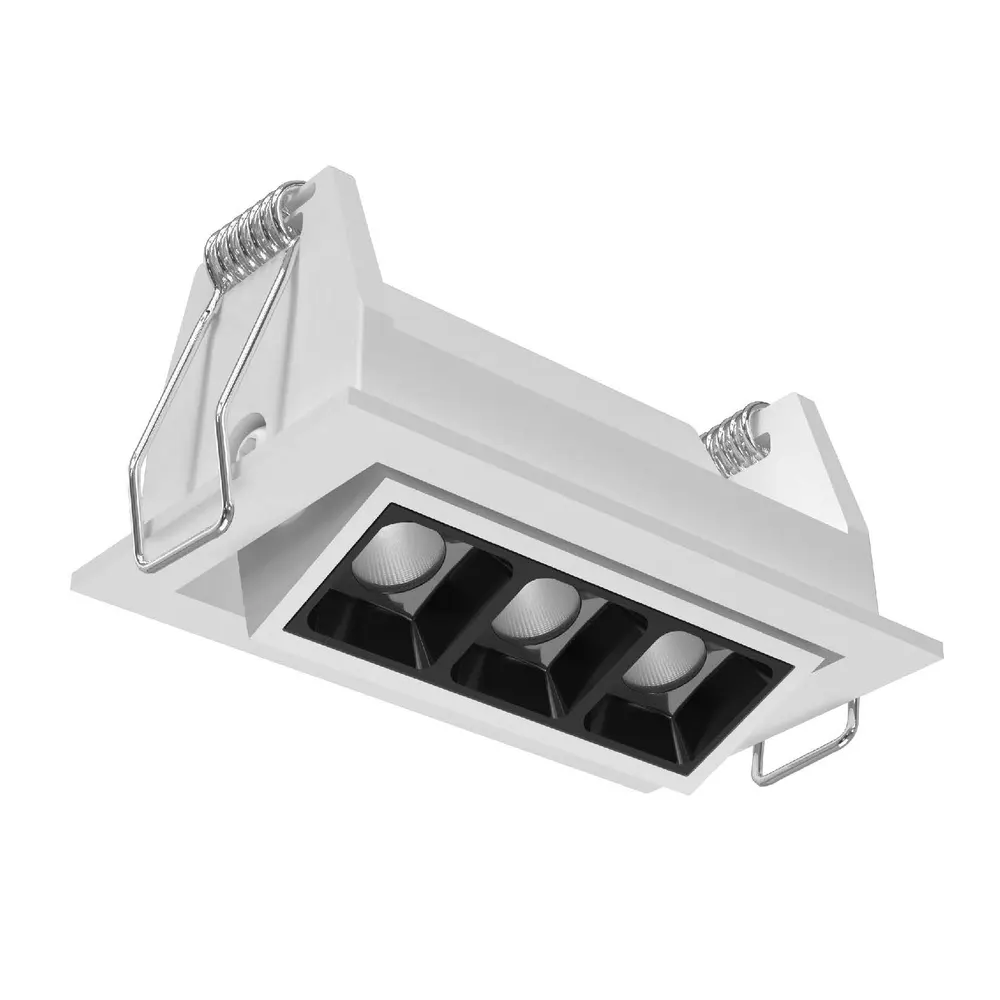 Recessed Square Aluminum LED Grille Spotlight 5-40W product sample