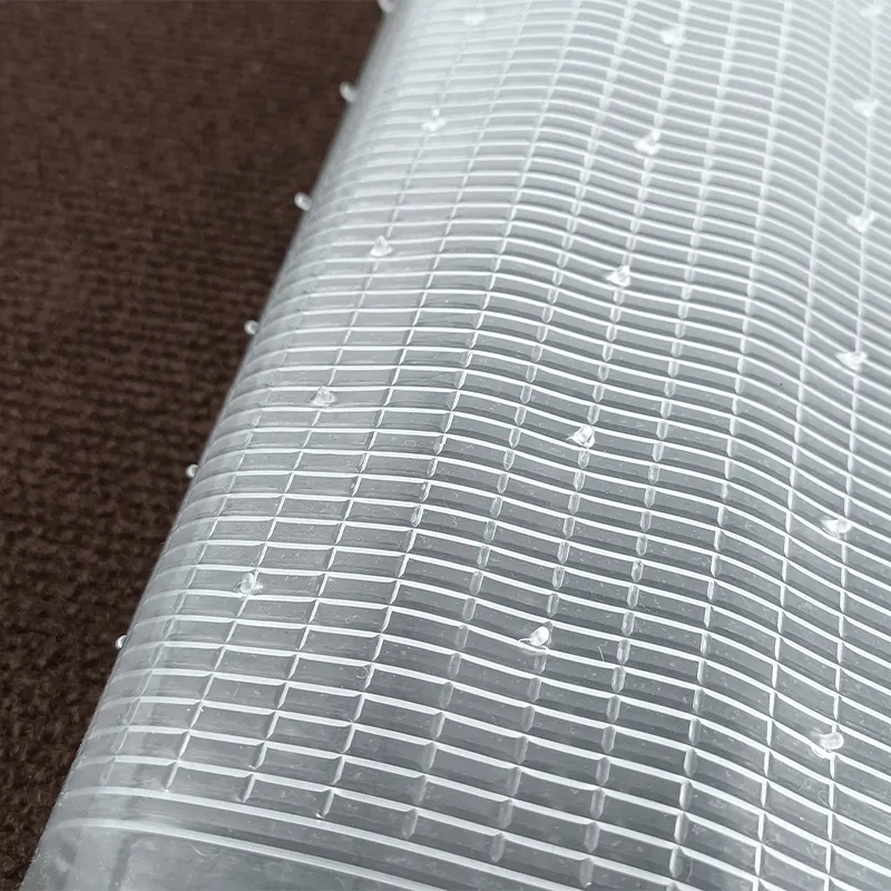 Transparent PVC Office Chair Mat With Studded Backing