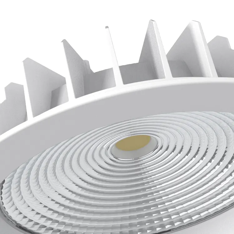 Anti-Glare Surface-Mounted Round COB LED Downlight 30-50W IP54