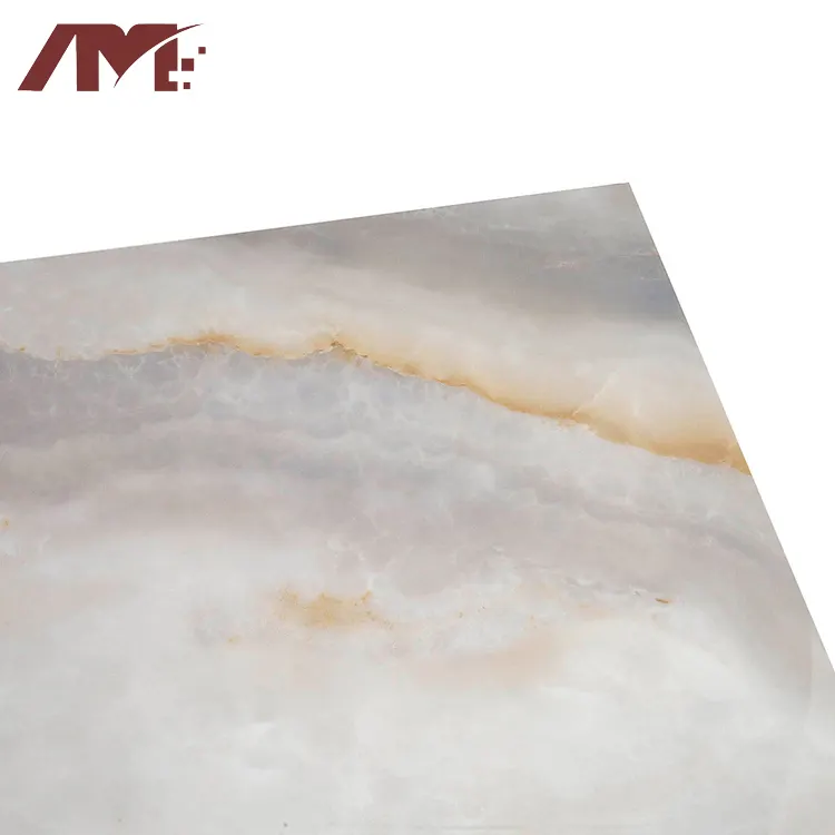 Marble-Look Polished Porcelain Floor Tile 600x600mm