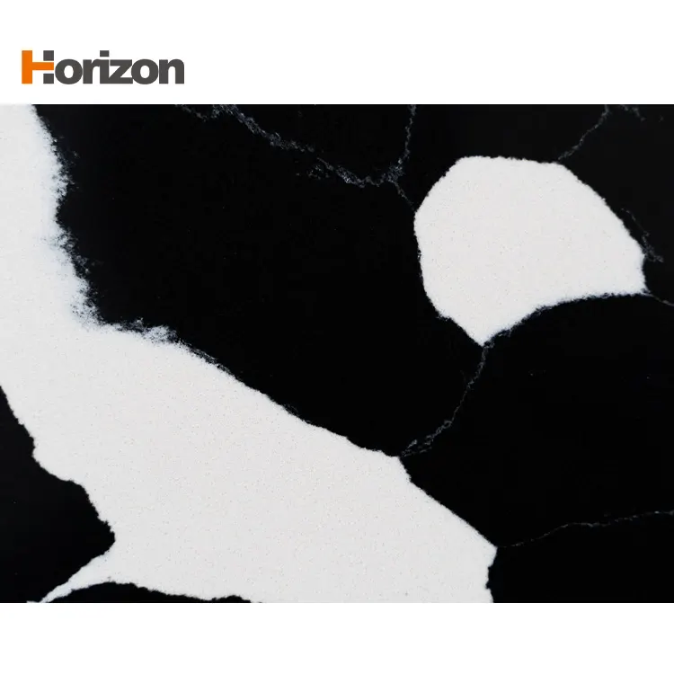 Calacatta White/Black Engineered Quartz Slab 3200x1600mm