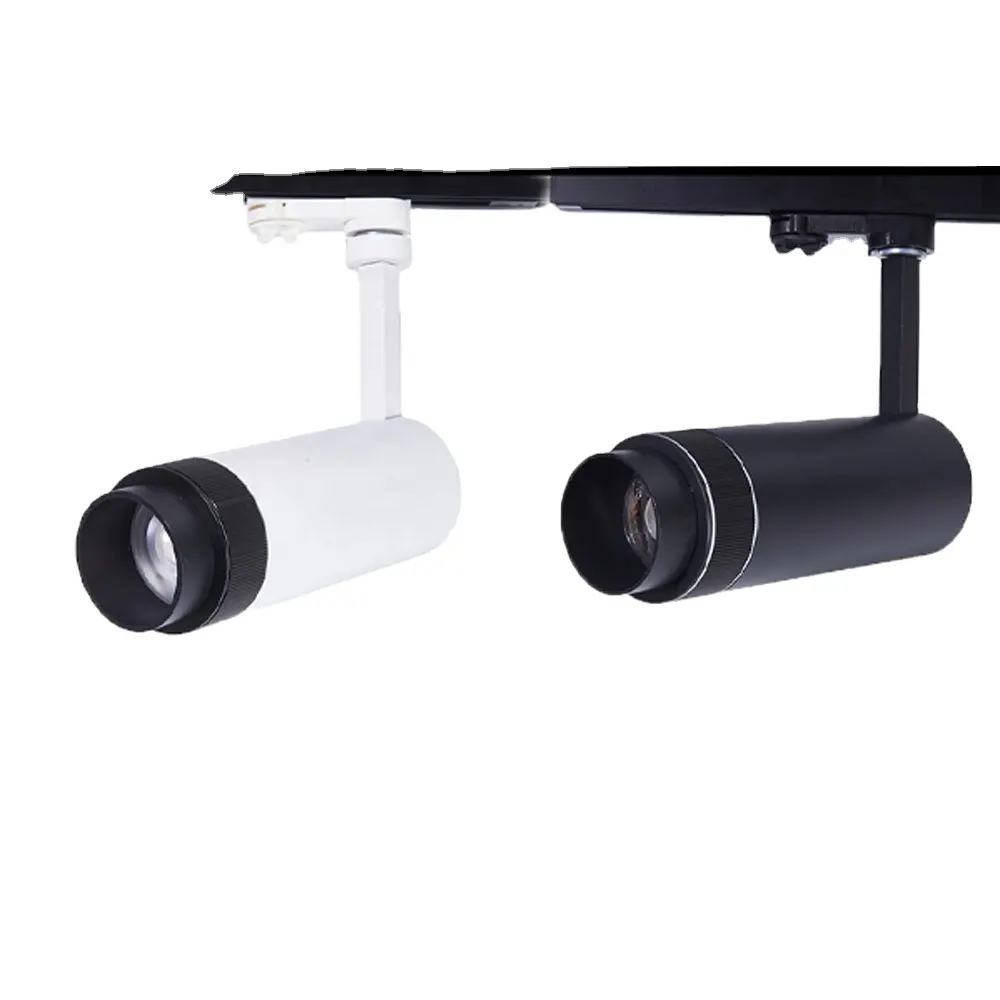 Zoomable Aluminum LED Track Spotlight 15-30W