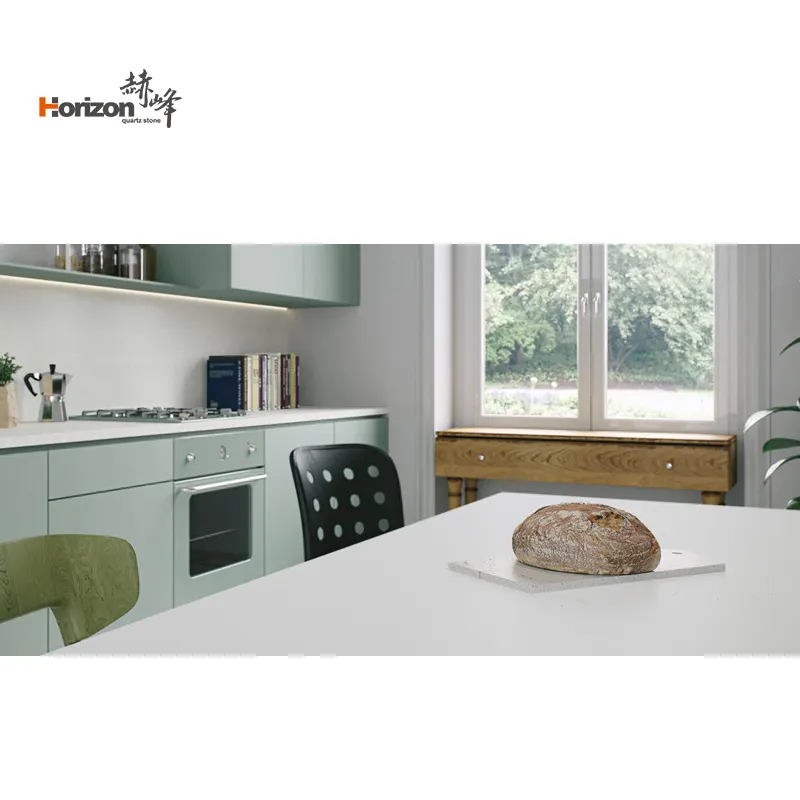 White Engineered Quartz Slab 3200x1600mm