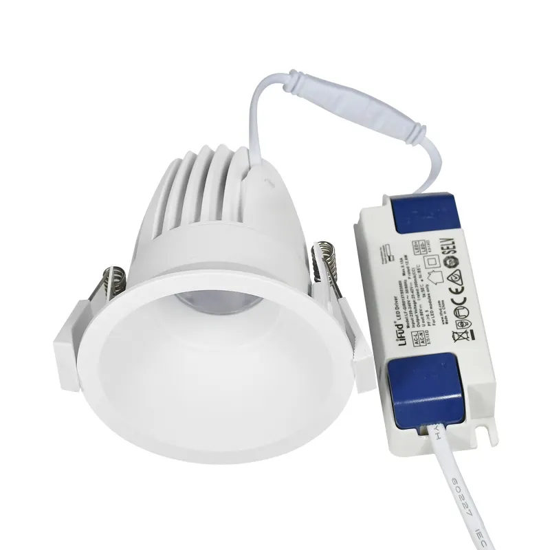 Recessed Square Aluminum COB LED Downlight 7/12W