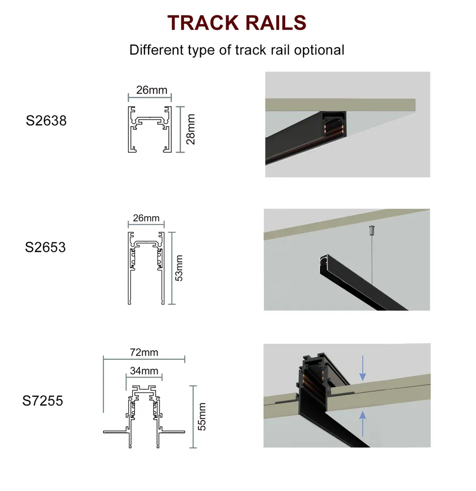 Zigbee TRIAC Aluminum Magnetic LED Track Spotlight 15W