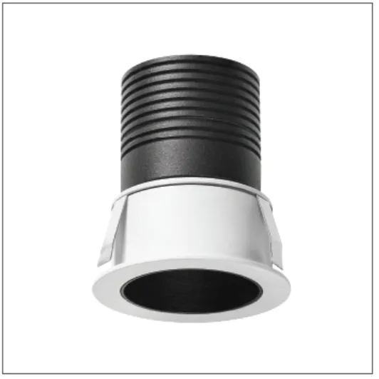 Trimless Recessed Aluminum LED Downlight 3-8W 2in 60mm